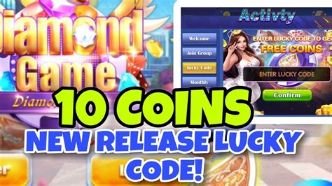diamond game lucky code 2024 today